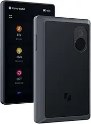 100% Air-gapped Cryptocurrency Hardware Wallet/4-inch Touch Screen/Fingerprint Sensor - Securely Store Your Bitcoin, Ethereum, Litecoin and More (Keystone 3 Pro)