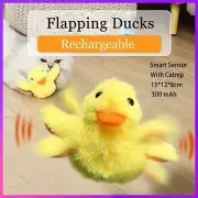 Flapping Duck Cat Toys Interactive Electric Bird Toys Washable Cat Plush Toy