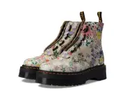 NEW Dr. Martens Sinclair Parchment Beige Floral Mash Up Womens Boots