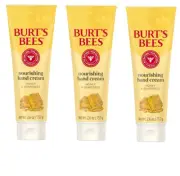 BL Burts Bees Hand Cream Honey And Grapeseed Nourishing 2.6oz each - Three Pack*