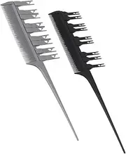 MUCKLILY Hair Dyeing Brush Tint Tool Professional Hair Coloring Comb with Long Handle for Easy Application for Salon Use Home Coloring