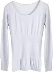 [Generic] Mens Ski Thermals Top and Bottom Set Top Body Shaping Beauty Autumn Clothes Skin Care Clothes Tight Long Sleeve Bottoming Shirt Compression Shirt Women