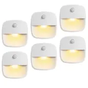 Ankilo Upgraded Motion Sensor Light, 6 Pack Battery-Powered LED Night Light, ...