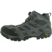 Merrell Mens MOAB 2 MID WP Navy Leather Hiking Boots Shoes 14 Wide (E) BHFO 4146
