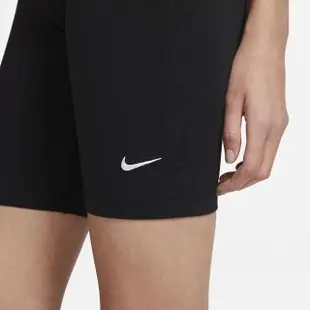 【NIKE 耐吉】短褲 女款 緊身褲 運動短褲 慢跑 AS W NSW ESSNTL MR BIKER SHORT 黑 CZ8527-010