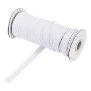 Elastic Sewing Bands 1/2 Inch x 20 Yards White Elasticity Stretch Elastic Bands