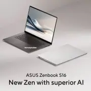 Asus Zenbook S16 OLED 16" 3K 120Hz 500Nits Touch AMD Ryzen Al 9 32G 1TB Wi-Fi 7