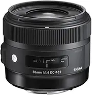 Nikon 30mm F1.4 DC HSM Lens with AUST. SIGMA WARRANTY