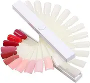 ERINGOGO 1set Nail Art Practice Board Display Stylish Polish Cards for Nail Salon and Personal Use for Design Training and Collection of Gel Polish Colors