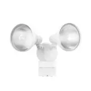 DEFIANT PAR 180 Degree White Motion Sensor Dusk-to-Dawn Security Flood Light