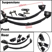 Metal Front Rear Suspension Plate Set for Tamiya RC Tractor Trailer 1/14 Truck