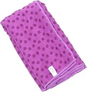 ARTSEWPLY 1Pc Slip Fitness Blanket for Yoga Plum Blossom Dots Exercise Mat Durable Non Slip Design for Training Purple