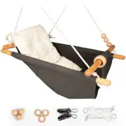 Baby Swing for Indoor and Outdoor Use - Canvas Hammock for Toddlers, Hanging ...