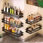 Thicken Storage Rack No-Drill Shower Storage Holder Corner Shelf Spice Rack
