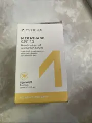 Zitsticka Megashade SPF 50 Breakout Proof Sunscreen Serum 1.01 Oz Exp 11/2025