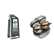 (76606ZA) Smooth Touch Electric Automatic Can Opener & Dual Breakfast Sandwich M
