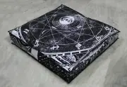 Large 35" Square Black And White The Star Floor Cushion Cover Pillow Cover Throw