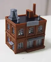 Outland Models Railway Industrial Building Factory/Warehouse Stackable N Scale