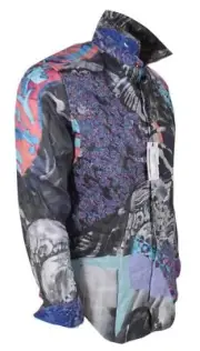 Robert Graham $398 HOOKED ON YOU Octopus Skull Linen Limited Edition Shirt 4XL