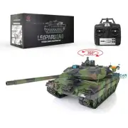 2.4G 7.0 Henglong 1/16 Plastic 3889 Leopard2A6 RTR RC Tank W/ 360°Turret Model