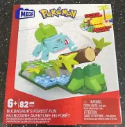 Mega Construx Pokemon BULBASAUR'S FOREST FUN 82Pcs HDL77 Nib