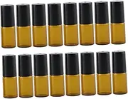 HONMEET 20pcs Refillable Glass Roller Bottles for Essential Oils Perfume Leak Design Lightweight Travel Includes Caps Roller Balls