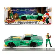 Jada Hollywood Rides: Street Fighter Cammy & 69 Corvette Stingray ZL1 1/24 Scale