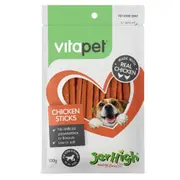 VitaPet Jerhigh Chicken Sticks 100g