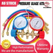 New R12 R134A R22 AC A/C Manifold Gauge Set Refrigeration Hose Air Conditioner (for: Honda Civic)