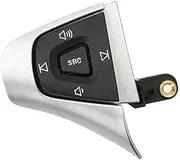LUMIXE Car Cruise Control Button, for SCANIA, for P G R T Series 1881593 Cruise Control Switch Speed Steering Wheel Button Knob Autocruise Menus Dashboard 1881591 Car Steering Wheel Switch Button(BLAC
