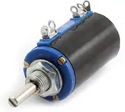 Aexit WXD3-13 (Potentiometer) 2W 22K Ohm 5% Tolerance 3 Solder Lug 4mm Dia Drive Shaft Wire Wound (94ry152qf48) Rotary Potentiometer