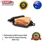 New Microwave Toastie Maker Non stick Dishwasher Microwave safe Black