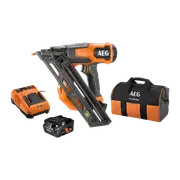 AEG 18V F-RAPID 15GA DA Angled Brad Nailer 5Ah FORCE Kit