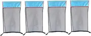 4pcs Swimming Pool Chairs Net Bag Floating Stick Nets for Boys and Girls Leaning Beach Fun