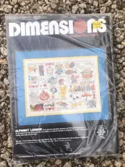 Vintage Dimensions Counted Cross Stitch Kit #3567 "Alphabet Learner" 16" x 12"