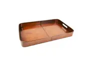 Leatherkart Leather Tray with Spaces - Tan