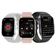 SENBONO HK21 2.01inch AMOLED Display bluetooth Call Heart Rate Blood Pressure Blood Oxygen Monitor Blood Glucose Measure