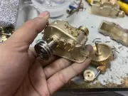 Mini P90 brass gear reducer for Steam Engine model