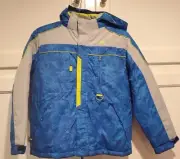 Skechers Kids Blue Gray 3 In 1 Winter Ski Jacket Big Boys Size L 14 / 16 NWT