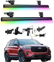 BJOHQ Electric Running Boards Compatible for Ford Explorer 2020-2025 with Light, SUV, Off-Road & Pickup Trucks - Retractable Truck Steps & Nerf Bars