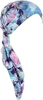 [Generic] Pre-Tied Bandana Turban Hat Chemo Cancer Headscarf Headwraps Headwear for Women Hair Cover Hat