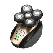 Usb 5 In 1 4D Rotary Electric Shaver Rechargeable Bald Head Beard Trimmer
