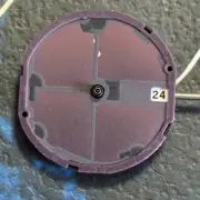 Citizen Eco-Drive E013M Quartz Watch Movement Solar Date Positioned at 3