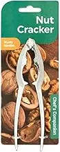 Nut Cracker Plier Metal Sheller Opener Walnut Almond Chrome Kitchen Nutcracker
