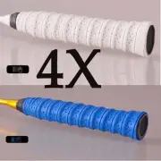 4x Stretchy Anti Slip Racket Bat Overgrip Roll Tennis Badminton Handle Grip Tape