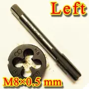 HSS M8 × 0.5 mm left Hand machines tap and die Threading Tool Metric set