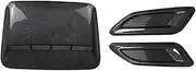 Car Air Flow Intake Hood Scoop Vent Bonnet Decor Cover Center Side Air Outlet Hood Auto Exterior Parts Universal A
