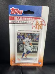 New York Mets 2022 Topps Factory Sealed Team Set DeGrom Alonso Scherzer Lindor..