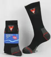 Sydney Swans Official AFL Trade Work Socks -2 pairs Cotton/Polyester/ Elastane