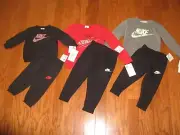 Nike Boys' 2-Pc. Sweatshirt & Pants Outfit Set Size 12M/18M/2T/3T NWT